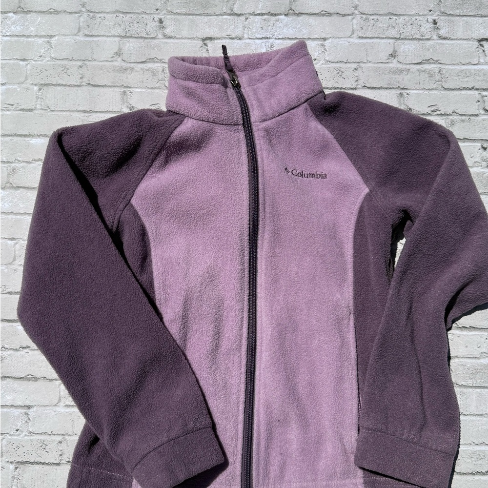 Columbia Purple Jacket Cozy Fleece Warmth